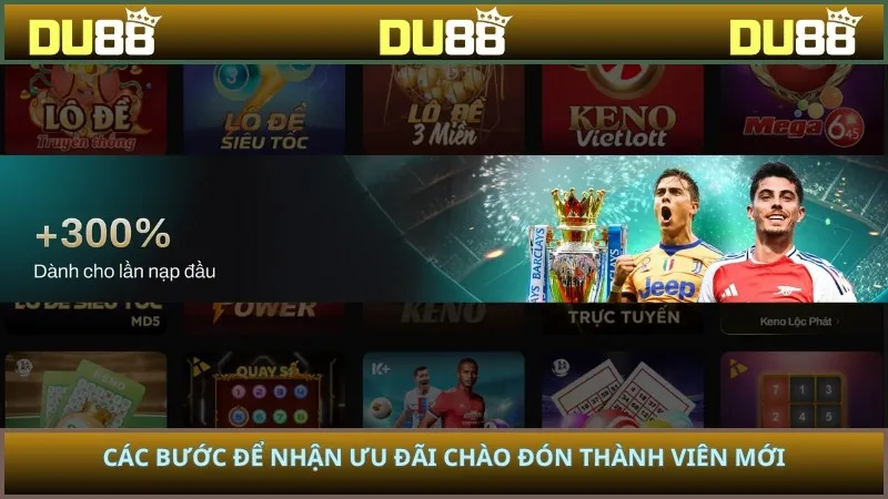 Các bước để nhận ưu đãi chào đón thành viên mới