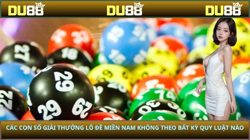 Các con số giải thưởng lô đề miền Nam không theo bất kỳ quy luật nào