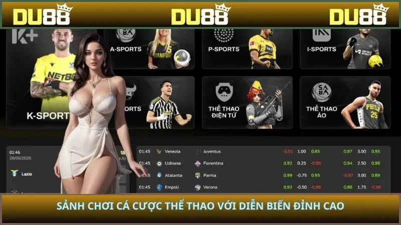 Sảnh chơi cá cược thể thao với diễn biến đỉnh cao
