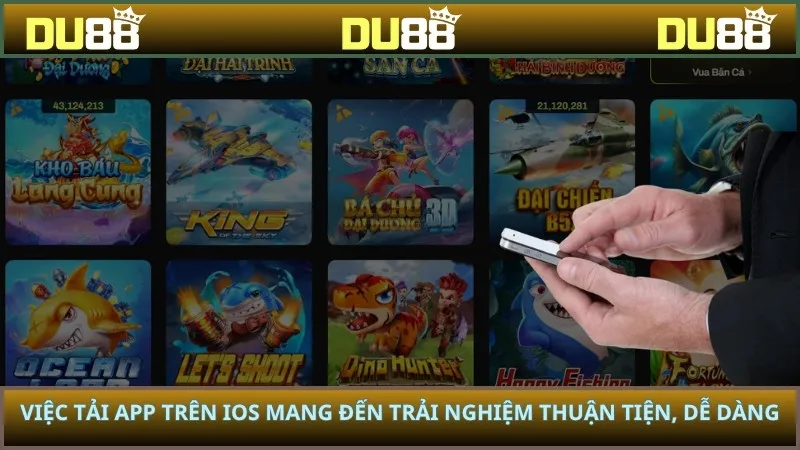 Việc tải app trên iOS mang đến trải nghiệm thuận tiện, dễ dàng