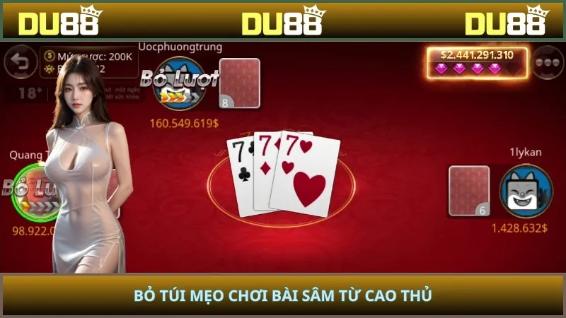 Bỏ túi mẹo chơi bài Sâm từ cao thủ