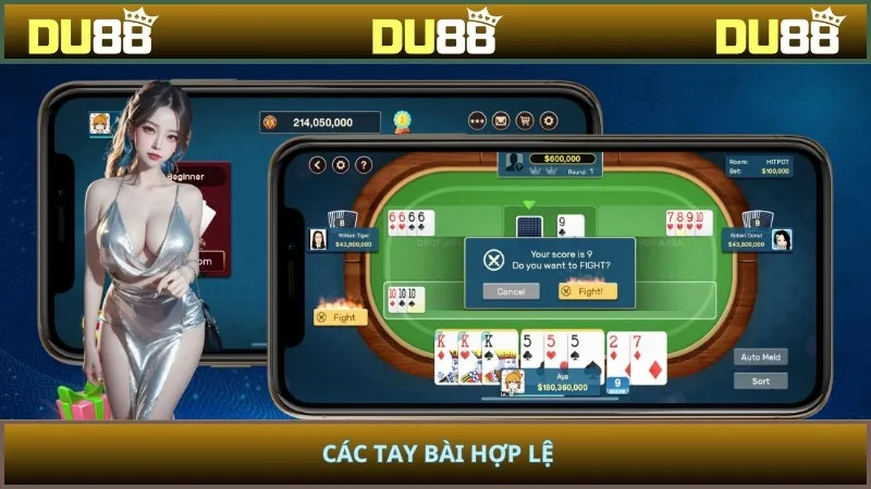 Các tay bài hợp lệ