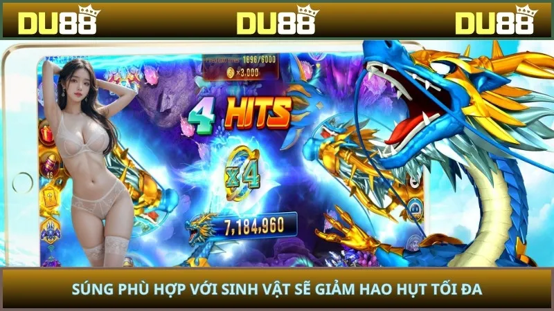 Súng phù hợp với sinh vật sẽ giảm hao hụt tối đa